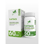 Витамины В-комплекс B-Attack, 60 капс NaturalSupp