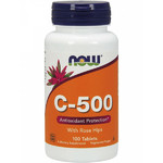 Витамины C 500 mg + Rose Hips,100 капс NOW